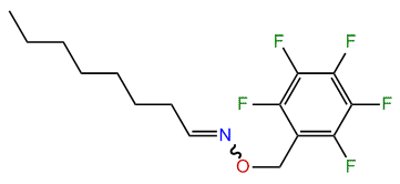 Octanal o-(2,3,4,5,6-pentafluorobenzyl)-oxime